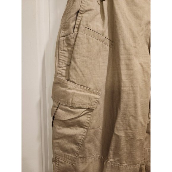 CQR Men's Flex Ripstop Tactical Pants Water Resistant Stretch Cargo Pants, 38x32 - Picture 5 of 10